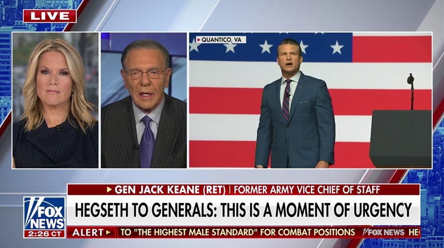 Gen Jack Keane: I would find it 'STUNNING' if any general disagreed with Pete Hegseth on this