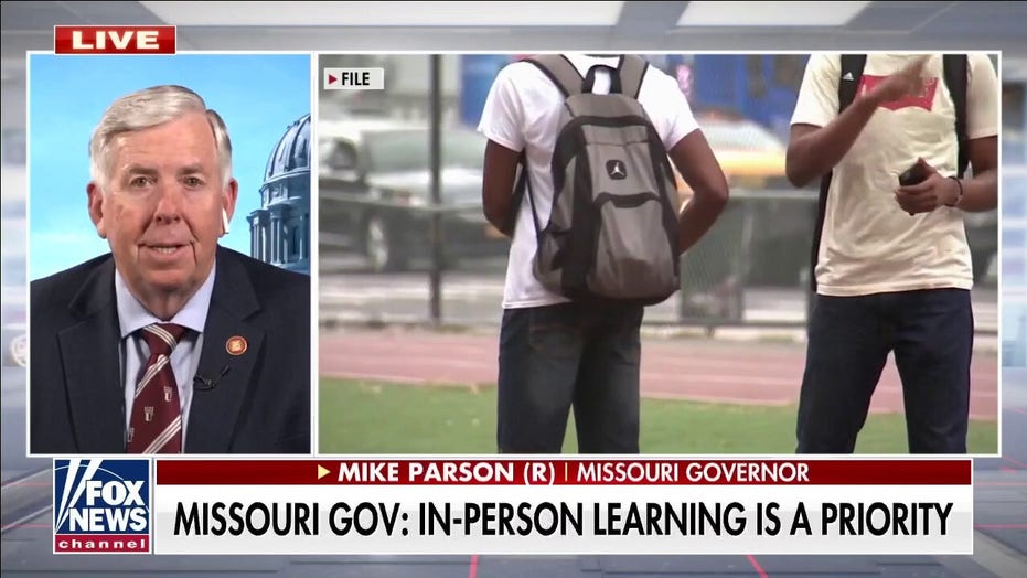 Missouri governor hits back at teachers union leader’s noncommittal answer on opening schools
