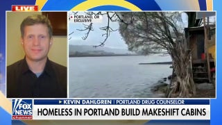 Homeless residents in Portland living in makeshift cabins - Fox News