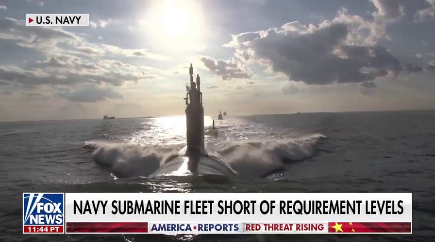 Navy submarine fleet remains short of requirement levels