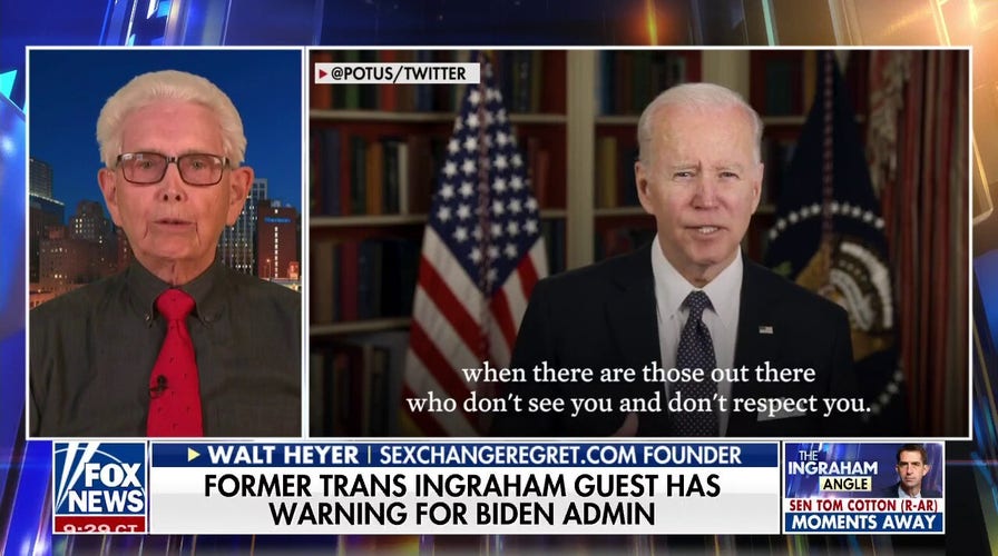 Former trans Ingraham guest has a warning for Biden admin