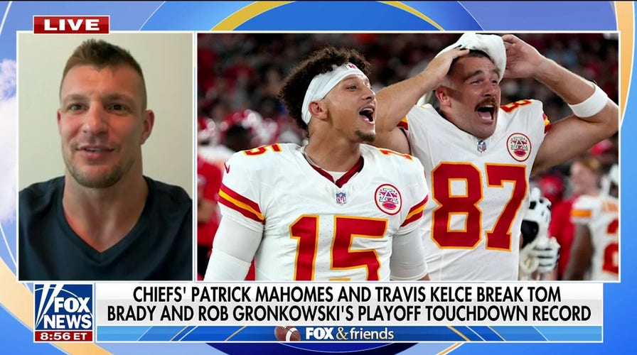 Gronkowski: 'Cool' to see Kelce, Mahomes beat our record 