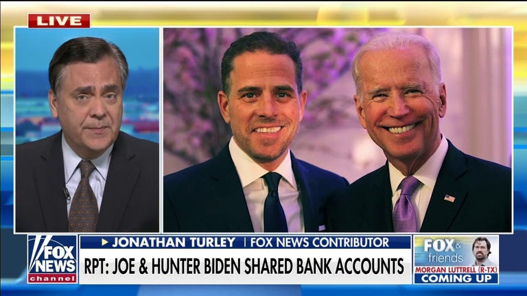 Turley: There are now serious questions about a Biden family 'influence peddling operation'