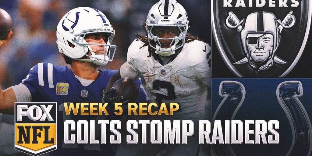 Colts are a 'For Real Contender' after CRUSHING Raiders in Week 5 | NFL on FOX