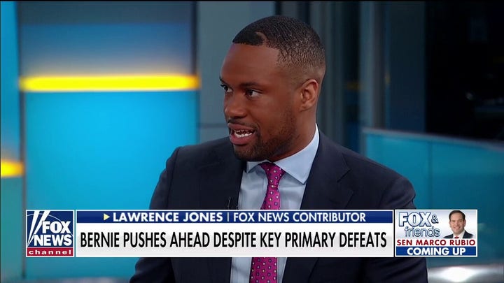 Lawrence Jones: Dems want Bernie out of the race to keep Biden from being exposed