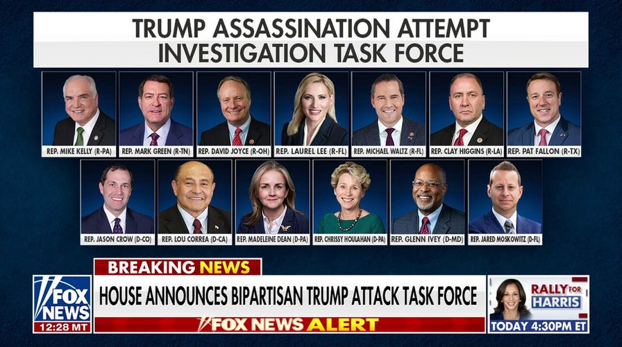 House announces new bipartisan task force to investigate Trump assassination attempt