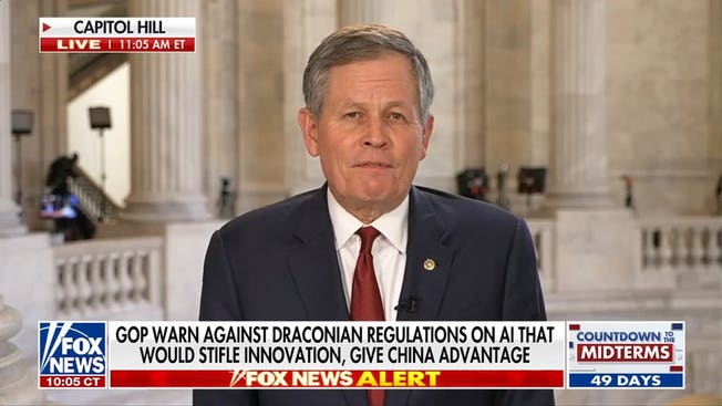 Steve Daines warns US must win AI race against China