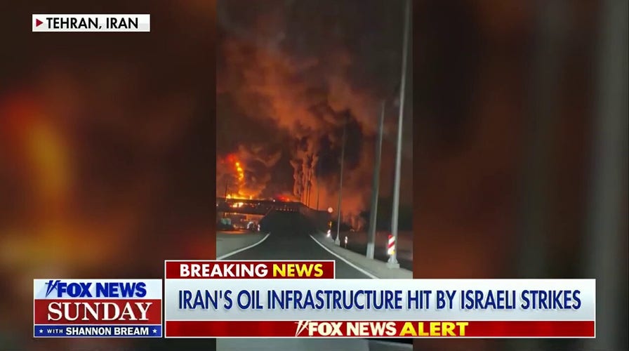 Israel targets Iranian oil facilities in overnight strikes