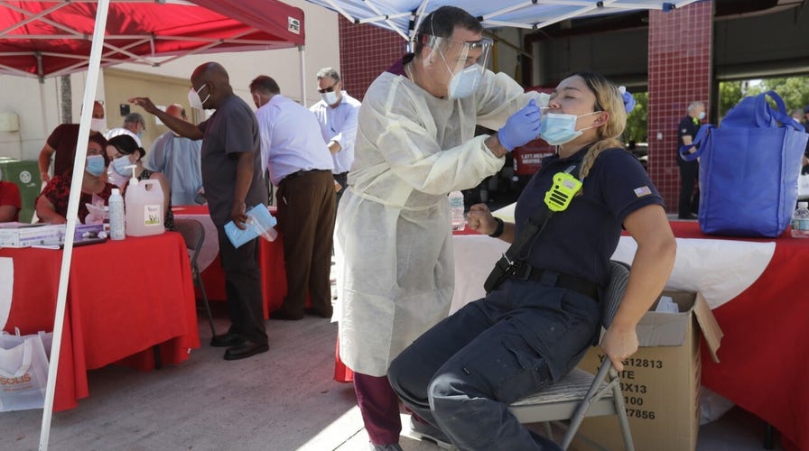 Florida coronavirus infection rate declining