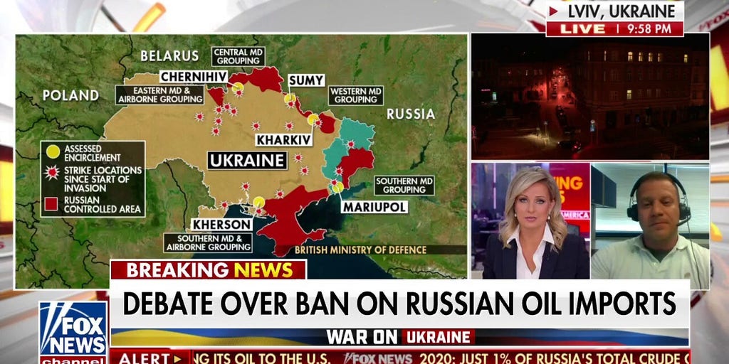 Growing calls for US to ban Russian oil despite skyrocketing gas prices