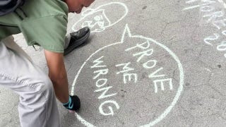 Street artist explains controversial 'Charlie Kirk spots' - Fox News