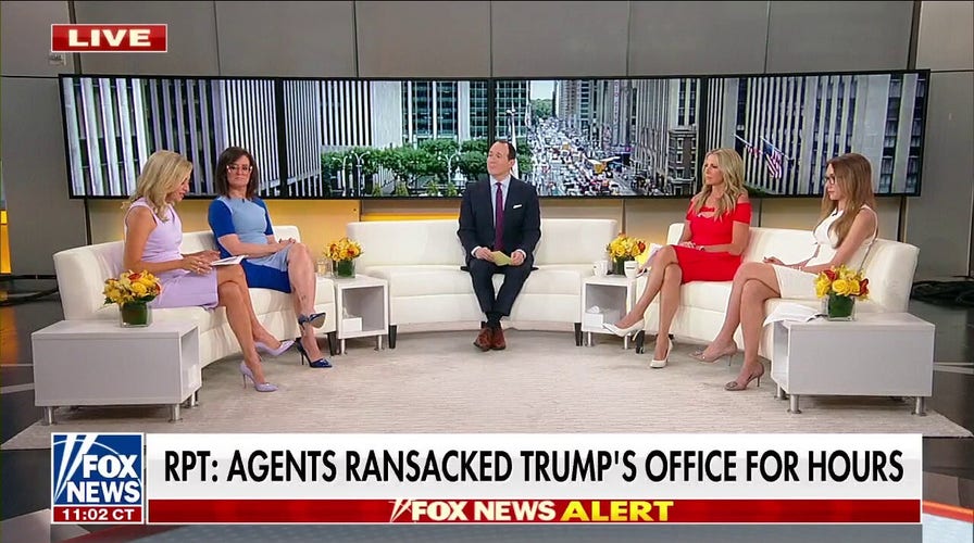 'Outnumbered' reacts to report alleging FBI agents ransacked Trump's office for hours