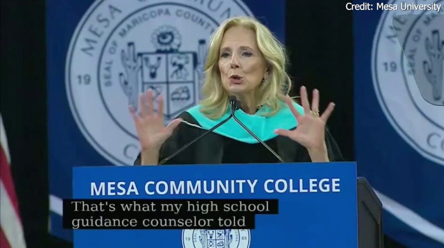 First Lady Jill Biden gives commencement address at Mesa Community College