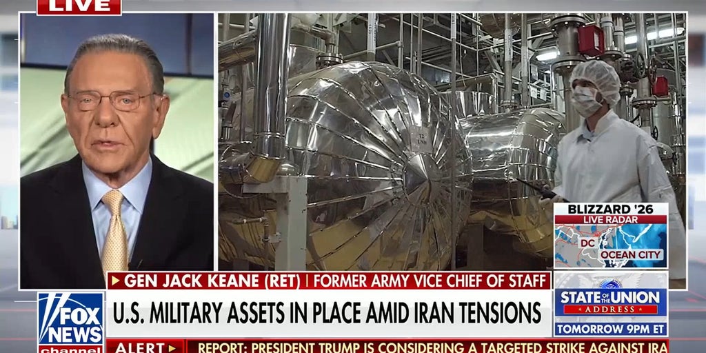 Gen. Jack Keane warns of Iran's nuclear capability as US bolsters military presence in Middle East