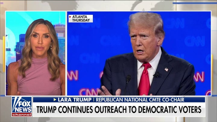 Donald Trump is leading the country despite Joe Biden being president: Lara Trump