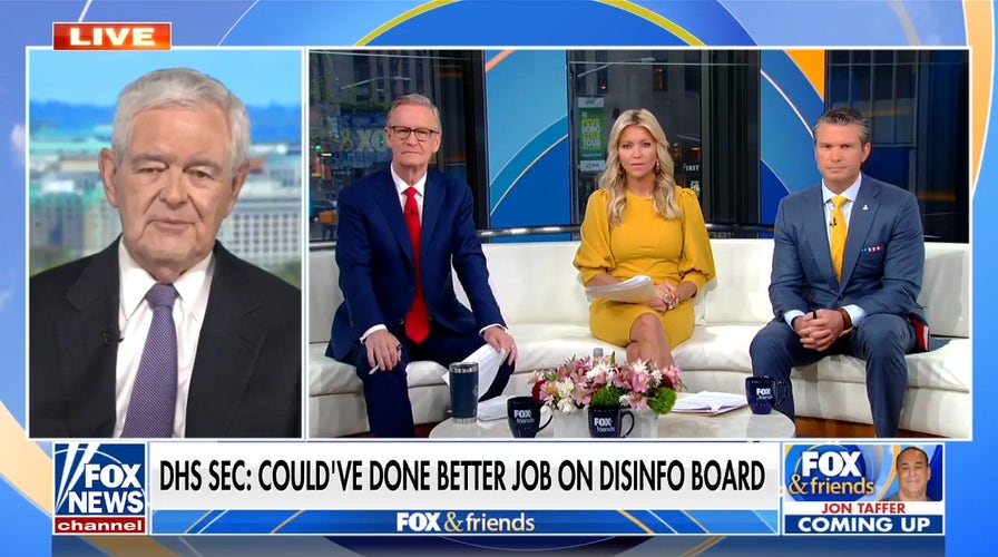 Gingrich: Biden’s ‘disinformation board’ would totally violate Constitution