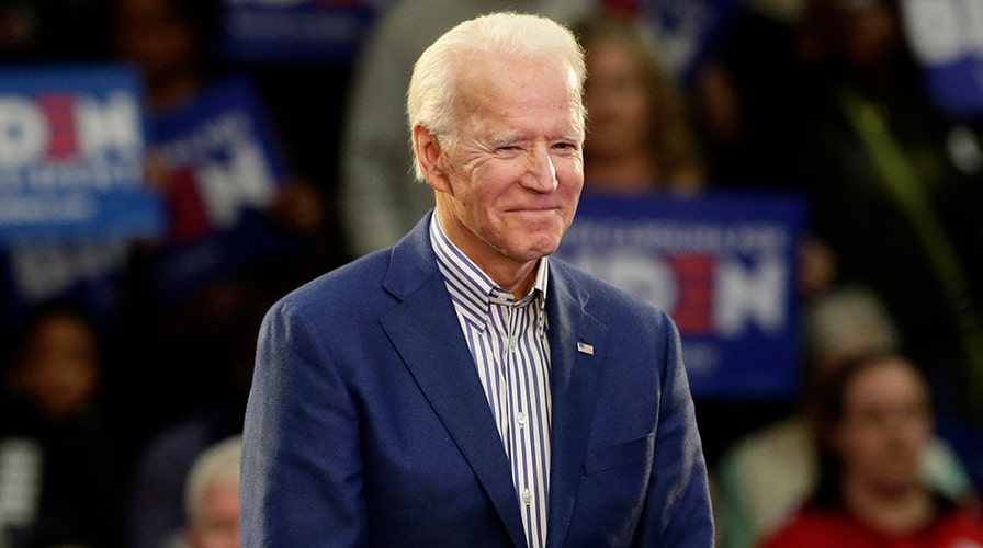 Democratic presidential hopeful Joe Biden gives victory speech from South Carolina