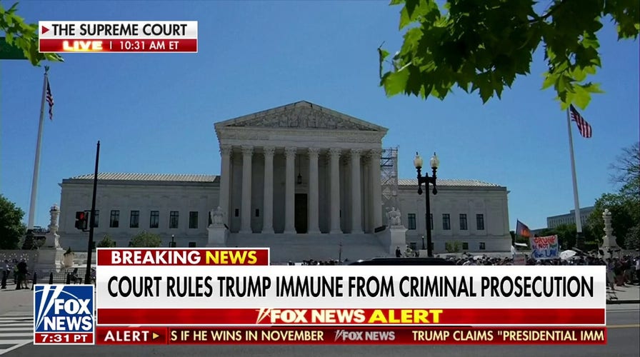 Trump immunity case: Supreme Court rules ex-presidents have substantial protection from prosecution thumbnail