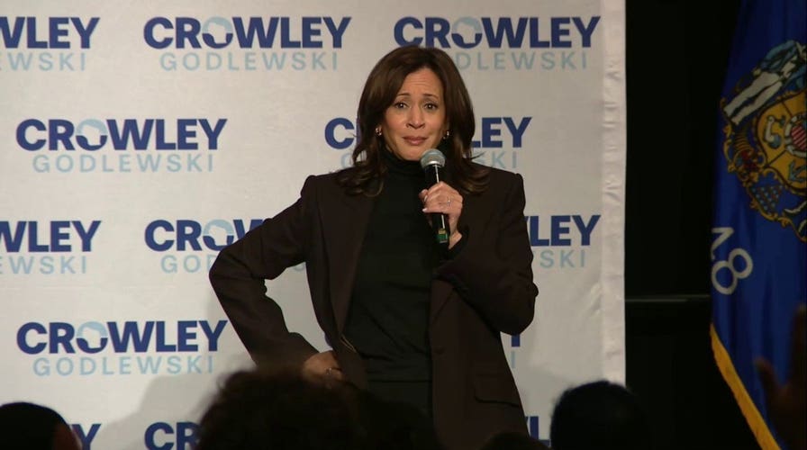 Harris calls Trump admin 'corrupt' and 'callous,' frames midterms as fight for democracy