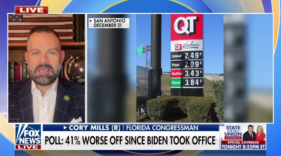 Inflation forcing Americans to choose between gas and groceries: Rep. Cory Mills