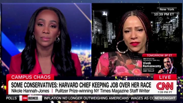 1619 Project founder Nikole Hannah-Jones condemns 'racist' attacks against embattled Harvard president