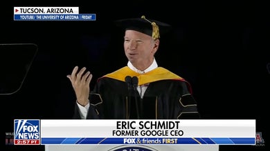 Former Google CEO booed for AI commencement speech