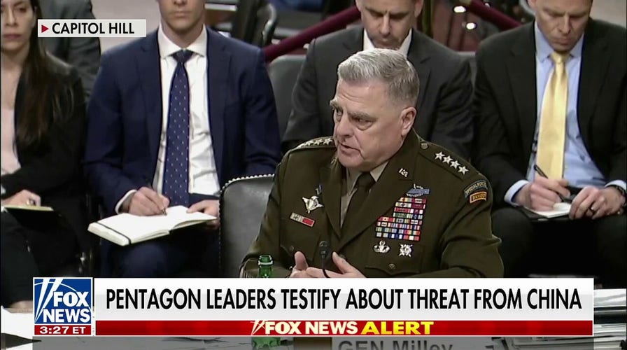 Pentagon officials testify before Congress on the China threat