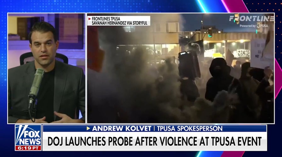 DOJ launches probe following violence at TPUSA event