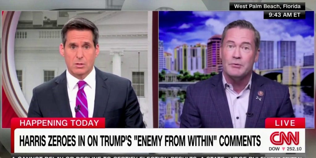 CNN’s John Berman and Rep. Waltz spar over Harris ‘socialist’ label