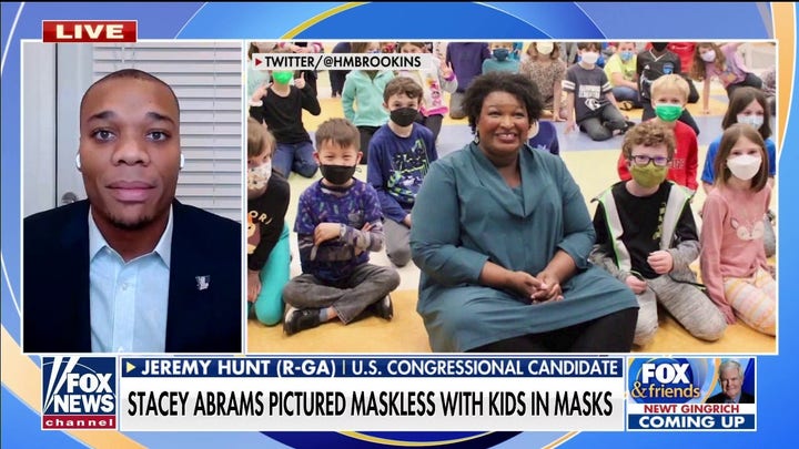 Georgia Republican says voters will send message to Democrats over masks