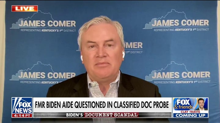 James Comer on Trump indictment: The Bidens were basically laundering money