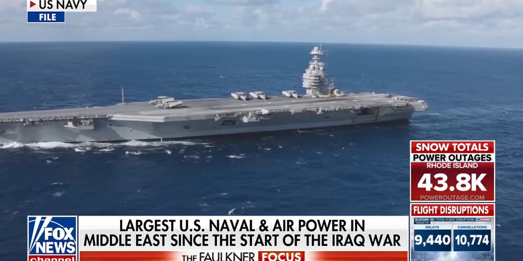 Iran's nuclear ambitions spark largest US military buildup in Middle East since Iraq War