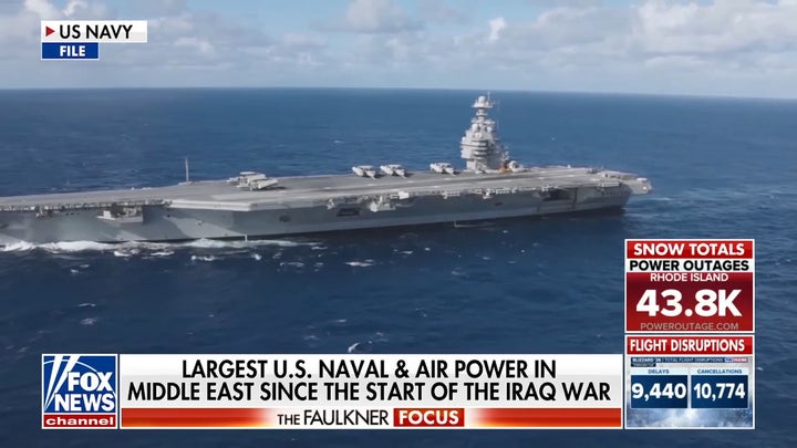 Iran's nuclear ambitions spark largest US military buildup in Middle East since Iraq War