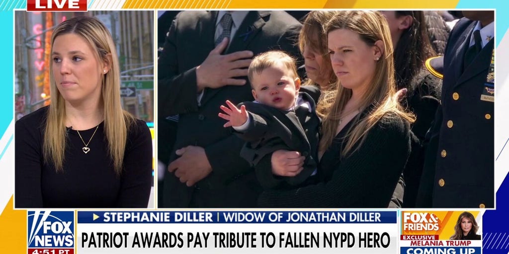 Wife of slain NYPD officer receives Patriot Award