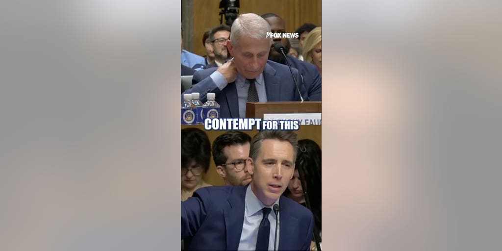 Josh Hawley blasts Fauci, claims he has no Fifth Amendment rights