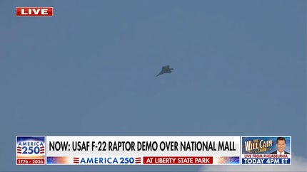 F-22 Raptor flyovers impress despite extreme heat in Washington, DC