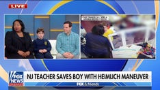 NJ teacher's 'heroic' rescue of student choking on bottle cap caught on video: 'I just went into action'
