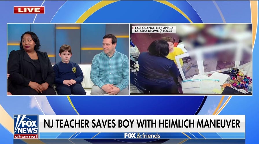 NJ teacher who saved choking student tells story on 'Fox & Friends'