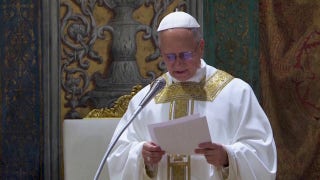 Pope Leo XIV celebrates first Mass as pontiff