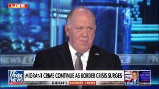Tom Homan: 'Something is coming and it's not a laughing matter' - Fox News