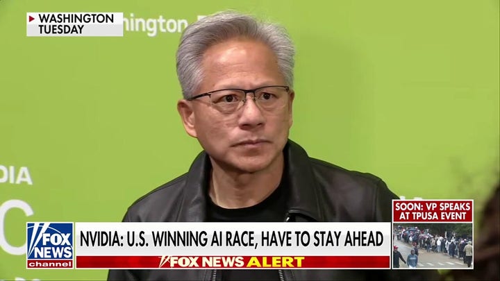 Nvidia CEO: ‘We need to stay ahead’ in the AI race