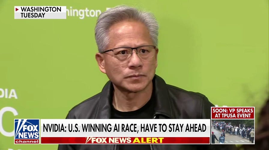 Nvidia CEO: ‘We need to stay ahead’ in the AI race