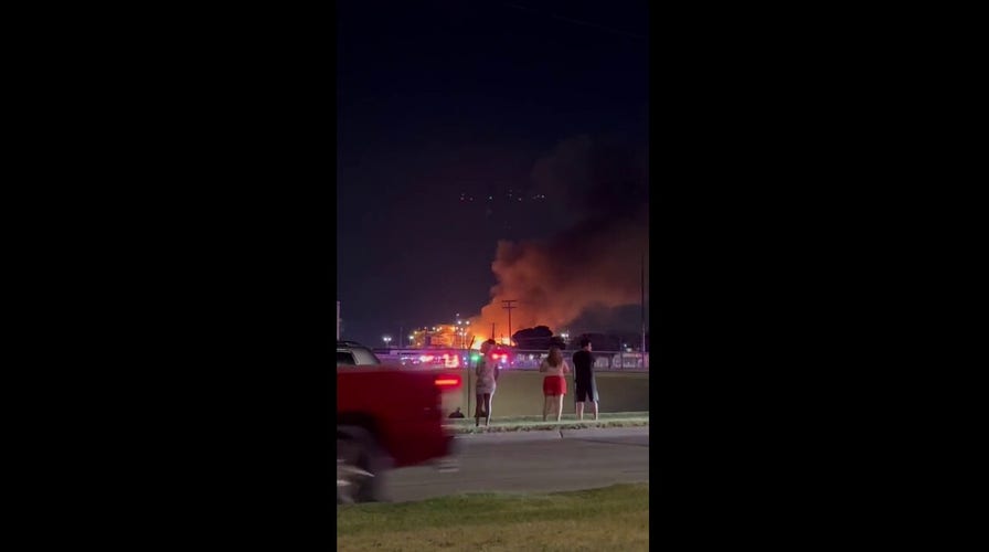 Massive fire reported at Sherwin-Williams paint plant in Garland, Texas