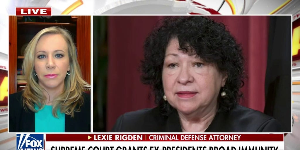 Justice Sotomayor predicting the worst in Trump immunity dissent is 'incredibly far-fetched': Lexie Rigden