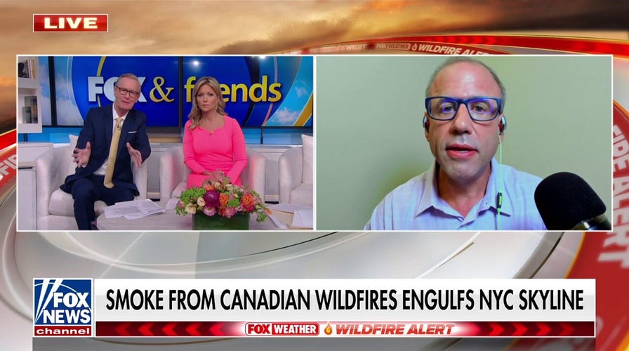 NYC skyline engulfed in smoke from Canadian wildfires