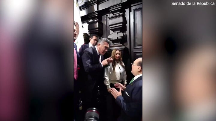 Se desata una pelea en el Senado mexicano cuando políticos rivales intercambian golpes durante una acalorada sesión.