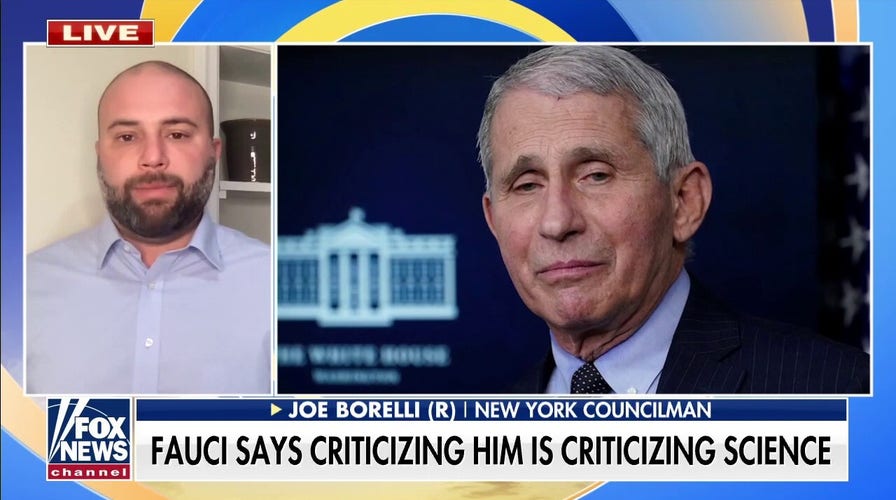 Fauci claims criticism of him is an attack on science