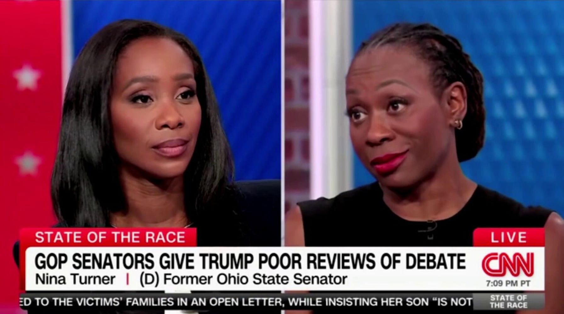 CNN Panel Clash: Democratic Guest Alleges 'Harsher' Treatment of Vice President Harris in Debate