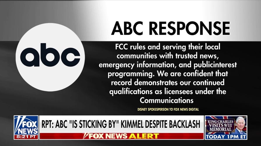 FCC announces review of ABC licenses amid Jimmy Kimmel controversy