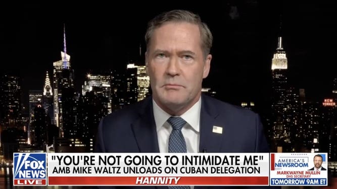Ambassador Mike Waltz slams Cuban diplomats who he says tried to intimidate him and his team